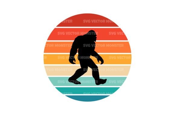 Bigfoot Retro Sunset Svg Review