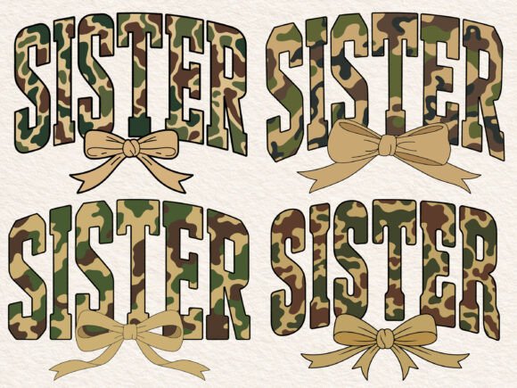 Camo Sister Coquette Design Retro Svg Review