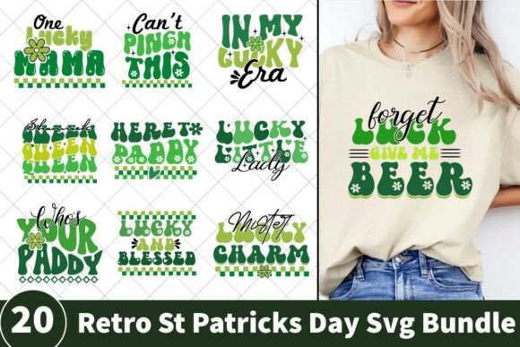 Retro St Patricks Day SVG Bundle Review