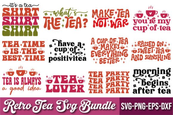 Retro Tea SVG Bundle Review