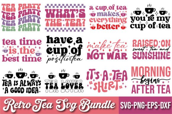 Retro Tea SVG Design Bundle Review