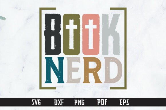 Review: Book Nerd PNG, Retro Bookish SVG for Embroidery