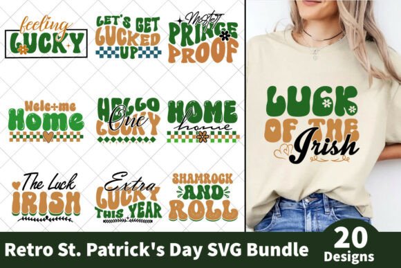 St Patricks Day Retro Svg Bundle Review